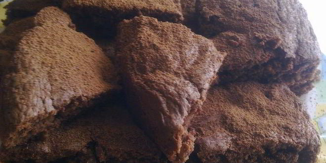 Рецепт коврижки браунис с грецкими орехами