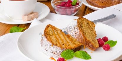 Шаг 13: коврижки на кефире с вареньем