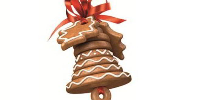 Рецепт Пряника с глазурью Рождественский колокольчик