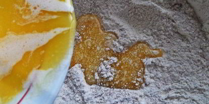 Шаг 1: пряников с брусникой на цельнозерновой муке