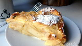 Рецепт Аппетитной яблочной Шарлотки