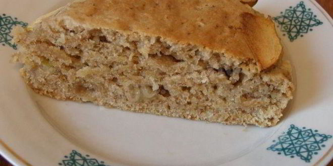 Рецепт постной шарлотки с яблоками