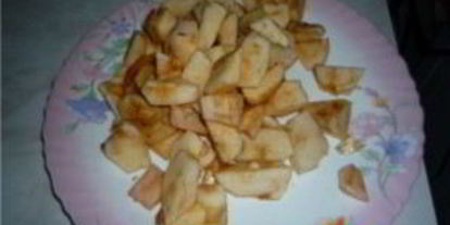 Шаг 3: шарлотки с апельсинами и яблоками