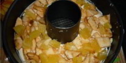 Шаг 6: шарлотки с апельсинами и яблоками