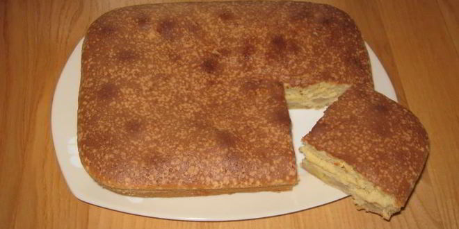 Рецепт шарлотки с бананами