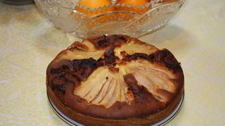 Рецепт Шарлотки с грушами и орехами