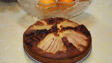 Рецепт Шарлотки с грушами и орехами