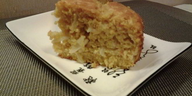 Рецепт шарлотки с квашеной капустой и цельнозерновой мукой