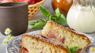 Рецепт Шарлотки с нектаринами