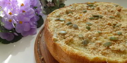 Шаг 2: шарлотки с тыквой и печеньем