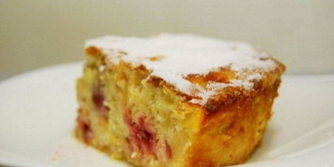 Рецепт шарлотки с вишней