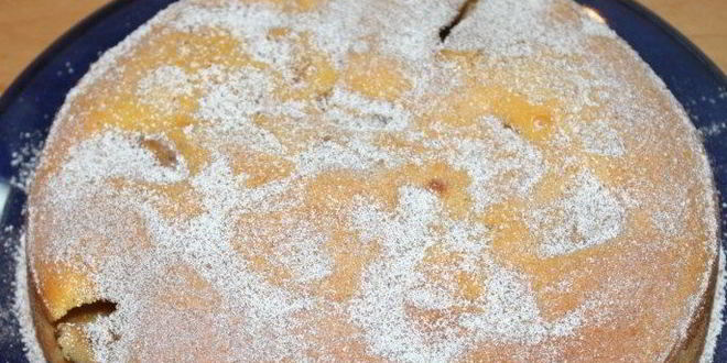 Рецепт шарлотки с яблоками без муки