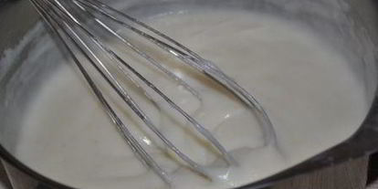 Шаг 2: сливочно-кофейной шарлотка жирафа