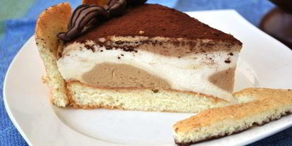 Шаг 5: сливочно-кофейной шарлотка жирафа