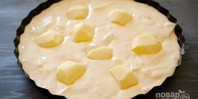 Рецепт теста для шарлотки