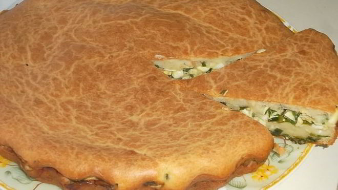 Рецепт Заливной шарлотки с луком