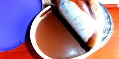 Шаг 2: чернично-сливочного штрудель