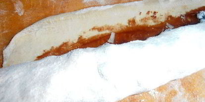 Шаг 9: чернично-сливочного штрудель