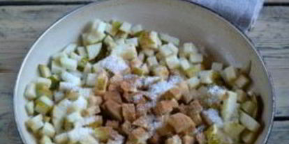 Шаг 2: грушевого штруделя