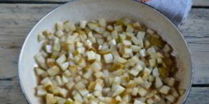 Шаг 3: грушевого штруделя