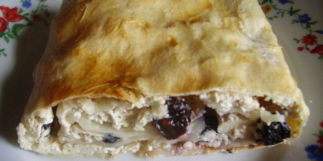 Рецепт ленивого штруделя с яблоком