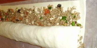 Шаг 2: мясного штруделя в духовке