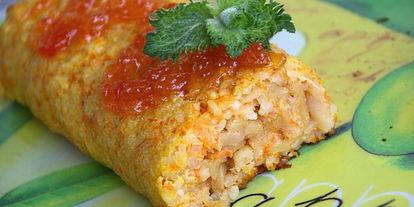 Шаг 28: рисового штруделя с томатно-яблочным джемом