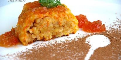 Шаг 29: рисового штруделя с томатно-яблочным джемом