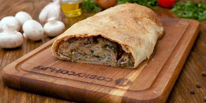 Рецепт рыбного штруделя