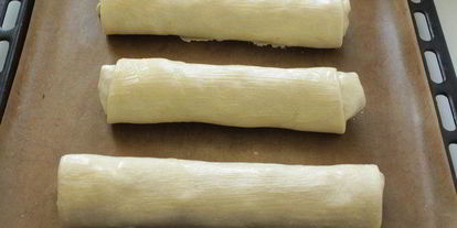 Шаг 7: штруделя из творожного теста с яблоками и клюквой