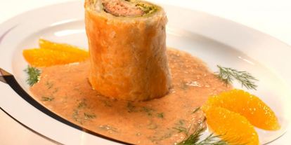 Шаг 4: штруделя с горбушей и нутовой пастой