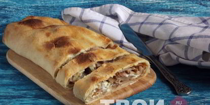 Шаг 10: штруделя с грушей и сыром дор блю