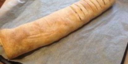 Шаг 11: штруделя с грушей и яблоком