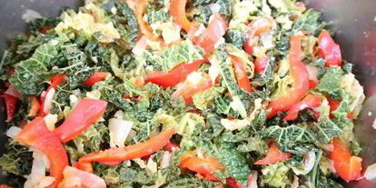 Шаг 13: штруделя с савойской капустой