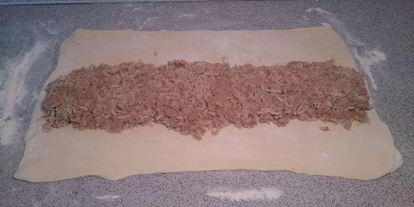 Шаг 6: штруделя с тунцом