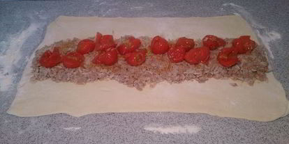 Шаг 7: штруделя с тунцом