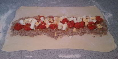 Шаг 8: штруделя с тунцом