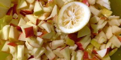 Шаг 3: штруделя с яблоками и вишней