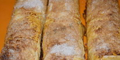 Шаг 11: штруделя с яблоками из лаваша