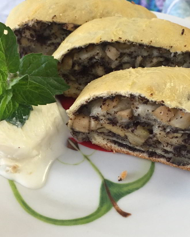 Рецепт штруделя с яблоками