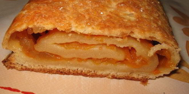 Рецепт штруделя с яблоком и тыквой