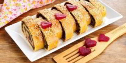 Шаг 8: штруделя со свеклой, сыром и шпинатом