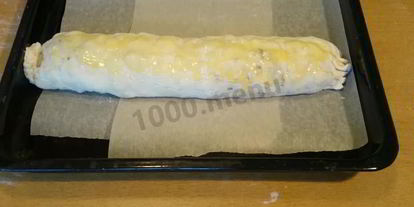 Шаг 6: штруделя яблочного классического из слоеного теста