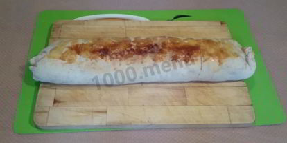 Шаг 8: штруделя яблочного классического из слоеного теста