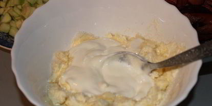 Шаг 2: ванильного штруделя с яблоком, сливами и творогом