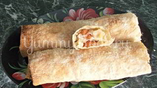 Рецепт Яблочного штруделя из лаваша