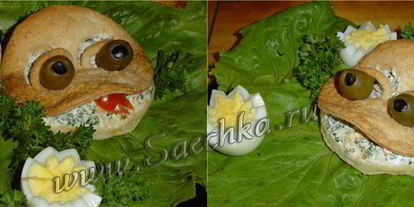 Шаг 6: слоек лягушек