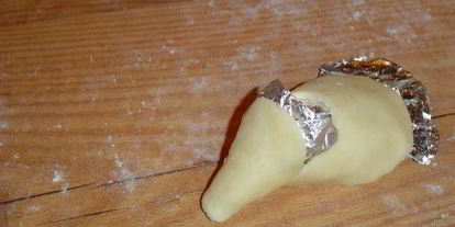 Шаг 2: слоек мышка на сыре