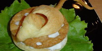 Шаг 6: слоек мышка на сыре