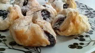Рецепт Слоек с черникой